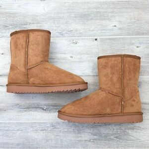 Soda Tan Kuron Faux Short Suede Boots